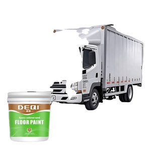DEQI Factory Direct Sales Concrete Garage <b>Waterproof</b> Floor Coating <b>Paint</b> Epoxy Colored Sand Floor <b>Paint</b> for Bedrooms Offices - Product Image 1