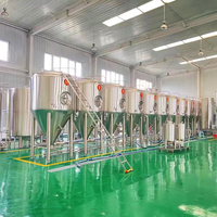 Grand équipement de brasserie de bière 2000L Machine de fabrication de bière Équipement de bière domestique à vendre