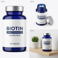 Comprimés de biotine OEM/ODM, 360 comprimés/flacon, améliore l'immunité, complément alimentaire, non destiné aux femmes enceintes
