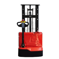 Chariot élévateur électrique 1,2T avec verrou de sécurité, transpalette stable, déplaceur latéral hydraulique, pneus en polyuréthane, fourches personnalisables