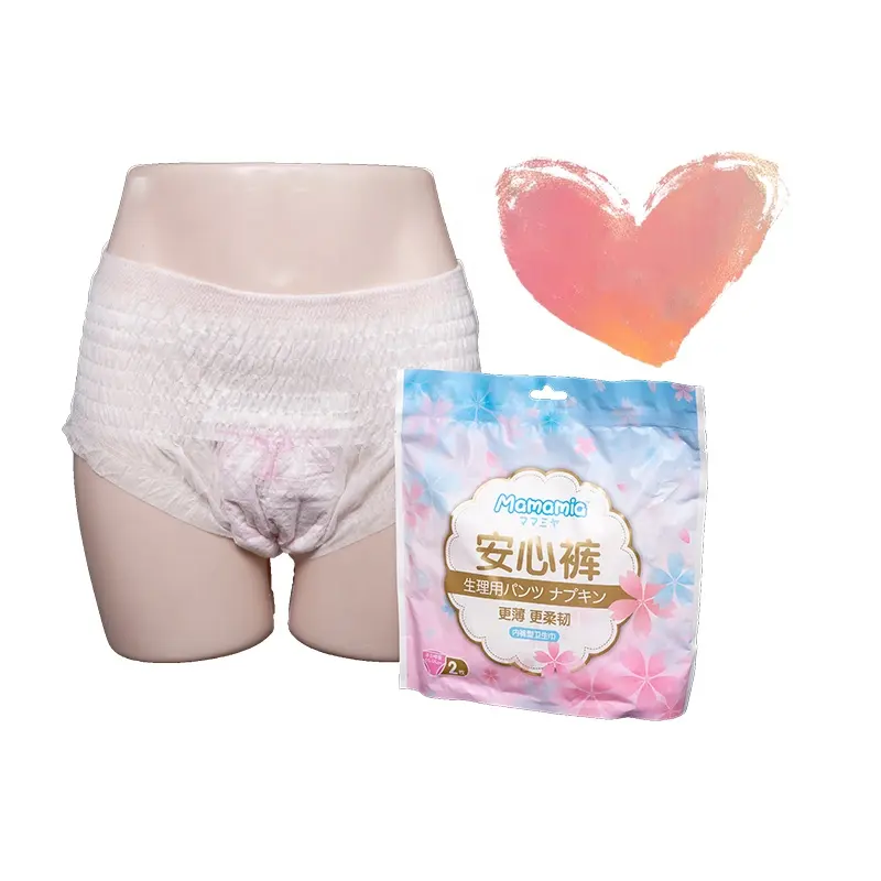 Overnight Women Menstrual Underwear Panties Period Sanitary Napkin Pants