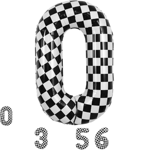 Palloncini Mylar personalizzati 40 pollici lamina a scacchi Globos De Numeros per il nuovo <span class=keywords><strong>anno</strong></span> 2026 buon compleanno decorazioni per feste di Halloween - Product Image 1