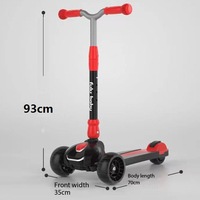 Trottinette 3 roues OEM ODM pour enfants, avec siège, pour filles, bébés et jeunes enfants