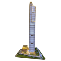 Mini miniatura de alta calidad para negocios financieros, Centro de Plaza, mesa de arena, modelo de personalización, proporciona Marketing y cotización