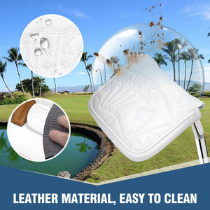 Housse de tête de club de golf personnalisée avec aimant puissant, housse de putter de golf sécurisée en cuir PU - Product Image 5