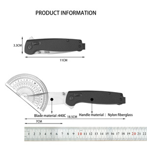 Navaja Plegable Portátil Ligera para Camping, Defensa Personal, EDC, Táctica, Caza, <span class=keywords><strong>Cuchillo</strong></span> de Bolsillo para Cazadores, Herramientas de Rescate - Product Image 6