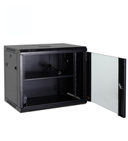 Armoire de serveur en acier 4U de 19 pouces avec serrure pour rack de serveur, en stock, armoire murale soudée