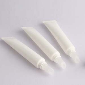 Tube souple en plastique pour crème, tube cosmétique de 10 ml, tête en silicone, tubes à presser, brillant à lèvres, baume à lèvres, crème - Product Image 5