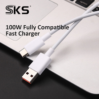 Cable de Carga Rápida USB Tipo C de 100W 5A, Cable USB2.0 Tipo C para Teléfonos Xiaomi, Samsung y Android