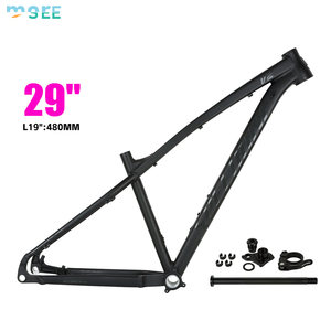 <span class=keywords><strong>Cuadro</strong></span> de Bicicleta de Montaña SeeMore Hardtail 29er AM, <span class=keywords><strong>Ligero</strong></span>, de Alta Resistencia, <span class=keywords><strong>Aluminio</strong></span> 6061, 12*148 Boost, Alto Rendimiento - Product Image 1