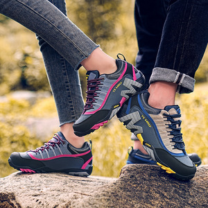 Scarpe da trekking antiscivolo impermeabili per sport all'aperto estivi da uomo in pelle da <span class=keywords><strong>donna</strong></span> scarpe da alpinismo caratteristiche di calore per i viaggi - Product Image 4