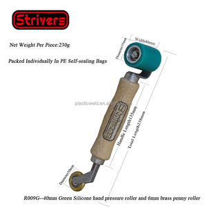 40mmダブルエンドシリコーンセーム/真鍮ディテールウッドローラーコンボシーローラーPVC/TPO/EPDMシングルPly屋根ふきテープホットエアツールOEM - Product Image 2