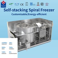 Congelador Espiral Apilable Personalizable con Tecnología de Congelación Rápida, Certificación CE y Distribución Uniforme de Temperatura