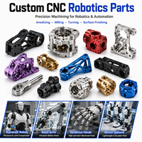 Fabricant de pièces robotiques sur mesure, service d'usinage CNC pour équipements d'automatisation, bras de robots industriels, effecteurs finaux