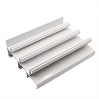 Profilés d'extrusion en aluminium gris argenté pour la fabrication de fenêtres et portes coulissantes colombiennes/costaréennes