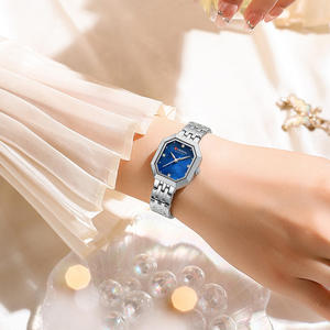 นาฬิกาข้อมือควอตซ์ CURREN 9108 สำหรับผู้หญิง ดีไซน์เรียบง่าย ตัวเรือนทรงแปดเหลี่ยม สายสแตนเลส สไตล์มินิมอล - Product Image 3