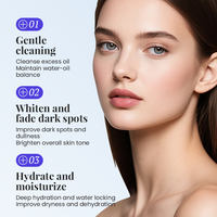 KORMESIC Vente en gros Marque privée OEM 377 Kit de soins du visage éclaircissant, Kit de soins de la peau illuminant, Kit de beauté, Ensemble de soins cutanés