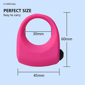 Высококачественное силиконовое вибрирующее кольцо для члена для мужчин, эластичный материал, с пультом дистанционного управления для удобного использования во время секса. - Product Image 5