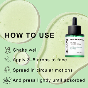 Suero Facial Calmante y Aclarante con Centella, Niacinamida, <span class=keywords><strong>AHA</strong></span>, BHA, <span class=keywords><strong>PHA</strong></span> y Ácido Poli-A del Árbol de Té, Marca Privada - Product Image 5