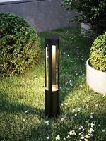 Lampadaire LED extérieur en aluminium IP54 pour allées et pelouses, éclairage paysager étanche pour jardin, alimentation électrique DC/AC
