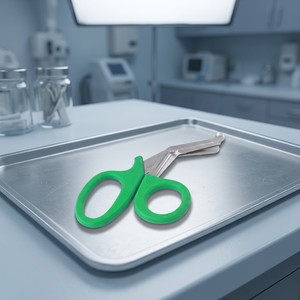 Ciseaux chirurgicaux à poignée verte pour traumatismes EMT, meilleur prix, bonne qualité, instruments chirurgicaux par OdontoMed 2011 - Product Image 3