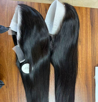 Parrucca HD Lace Raw Vietnamese 13X6 con Frontale HD, Liscia, Densità 250%, 100% Capelli Umani, Senza Colla, per Donne Nere