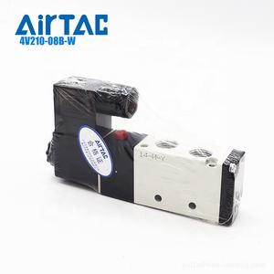 Válvula solenoide 1/4 ''PT neumática AirTAC 4V210-08 12V/24V/110V/220V bobina única eléctrica operada por piloto externo 2 posiciones 5 vías - Product Image 3