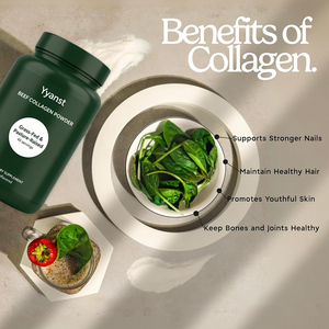 OEM/ODM Mantén las articulaciones y los huesos sanos, uñas más fuertes, apoya la salud digestiva, piel joven, colágeno de res en polvo - Product Image 5