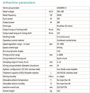 مختبر على نطاق صغير خلط معدات مختبر هوائية متحركة - Product Image 5
