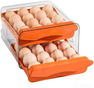 Nueva Caja de Almacenamiento para Mantener Frescos los Alimentos, Plástico, Multicapa, Duradera, para Huevos, Alimentos Congelados, con Tapas - Product Image 1
