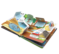 Libro de Lectura Infantil Educativo en Inglés con Dinosaurios, Personalizado por Yimi, con Solapa 3D, de Cartón, con Tapa Dura Impresa