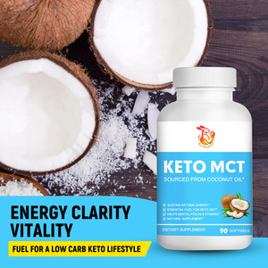 ซอฟต์เจล MCT คีโต แบรนด์ส่วนตัว พร้อมกรดคาปริลิก C8 ช่วยเสริมสร้างความชัดเจนทางจิตและสมาธิ อาหารเสริม - Product Image 5
