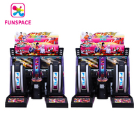 Funspace Machine de jeu d'arcade à pièces Double Player Twins Outrun Racing Machine de jeu pour le divertissement Game Center Venue