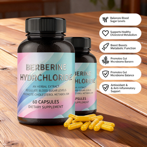 Cápsulas de Berberina HCL que Regulan <span class=keywords><strong>el</strong></span> Azúcar en Sangre y Promueven <span class=keywords><strong>el</strong></span> Metabolismo del <span class=keywords><strong>Colesterol</strong></span> - Product Image 2
