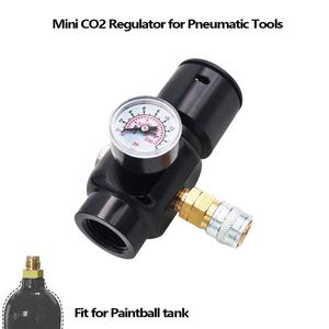 Accessoires de régulateur de CO2 mini HPA US pour outils pneumatiques, compatible avec les bouteilles filetées G1/2-14, sortie 0-130 psi ou 40-200 psi - Product Image 3