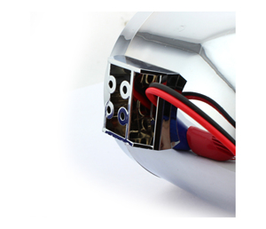 % Không thấm nước IP4 xe máy MP3 đài phát thanh với trộm bảo vệ 2x7W đầu ra dưới Rear View gương cài đặt mt483 (màu đỏ) - Product Image 5