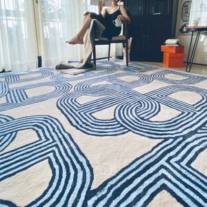 Bán Buôn Tùy Chỉnh Bắc Châu Âu Thiết Kế Có Thể Giặt Nylon In Thảm Kích Thước Lớn Bền Không Trượt Phòng Khách Thảm Trang Trí Nội Thất - Product Image 1