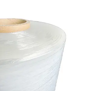 Fournisseur d'or Jumbo Roll Pe Wrap Lldpe Film étirable à la main en plastique transparent Pack Film étirable pour l'emballage