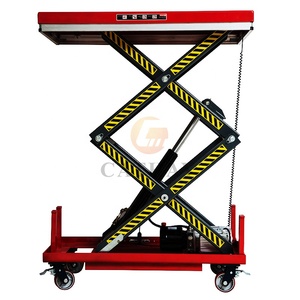 Elevador de carga estacionario de precio barato de China, plataforma elevadora de mercancías de tijera fija, mesa elevadora de tijera - Product Image 4