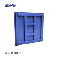Plateforme de pesage industrielle SOHE 1T 1m*1m avec support en acier au carbone, affichage LED imprimé, indicateur de poids OEM/ODM, précision 0,2KG