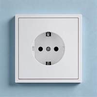 Deutsche Standard-Hausteckdose EU 220V 16A Wandsteckdose Euro-Outlet Weiß Gold Grau Schwarz Soft-Touch-Panel