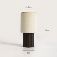 Lampe de table moderne portable avec abat-jour en tissu pour café, bar, hôtel, restaurant, décoration de chevet, lampe de table LED rechargeable sans fil