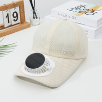 Gorra de Béisbol Personalizada con Energía Solar, Recargable, con Mini Ventilador, Sistema de Refrigeración, Protección Solar para Deportes al Aire Libre, Regalo Promocional