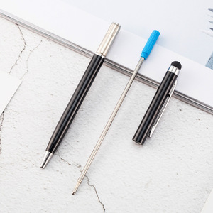 Nuevo Bolígrafo Metálico <span class=keywords><strong>Blanco</strong></span> en Oferta, Bolígrafo Delgado con Mecanismo de Giro para Regalo de Hotel o Boda, con Logotipo Personalizado y Punta Táctil - Product Image 5