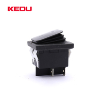 KEDU HY12-15 Noir Couleur 250V 16A IP65 Antipoussière Étanche Interrupteur À Bascule Avec TUV CE
