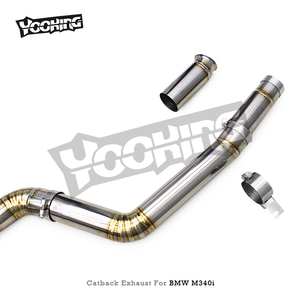Système d'échappement Catback en titane Valvetronic pour voiture de course M340/M340i 3.0T 2019-2024 avec tuyaux d'échappement à soupapes - Product Image 4
