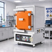 Four à moufle de laboratoire à atmosphère contrôlée 1400°C pour le chauffage et la calcination des pierres précieuses, frittage sous vide électrique