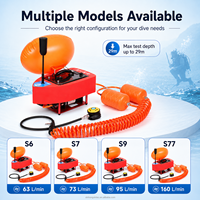 Nouveau Ventilateur de Plongée Scuba 9ème Génération 2026, Système de Plongée Hookah Étanche IP68, Compresseur d'Air pour Pêche Sous-Marine jusqu'à 29m de Profondeur