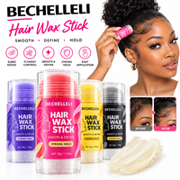 Cire coiffante en stick pour cheveux, tenue forte, contrôle des bords, anti-frisottis, lissante, marque privée, OEM ODM, vente en gros