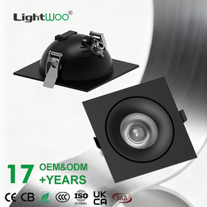 Foco LED Empotrable COB de Precisión con Control de Luz, Driver Dali, Cabezal Giratorio Ajustable 3CCT para Museos y Exposiciones de Arte - Product Image 1